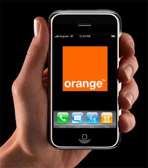 orange iphone