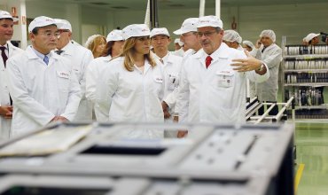 Susana Díaz en Fujitsu, Málaga